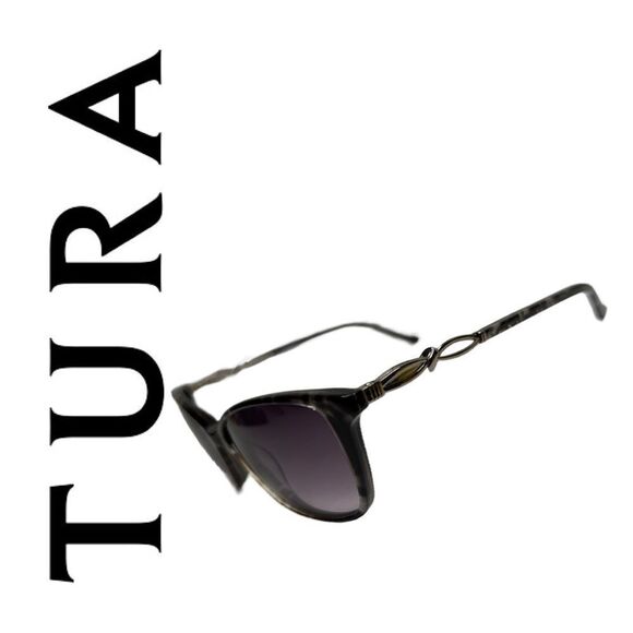 Tura Women’s Black Tortoise Shell Design Frames MOD 048BLK‎ 52 15 135